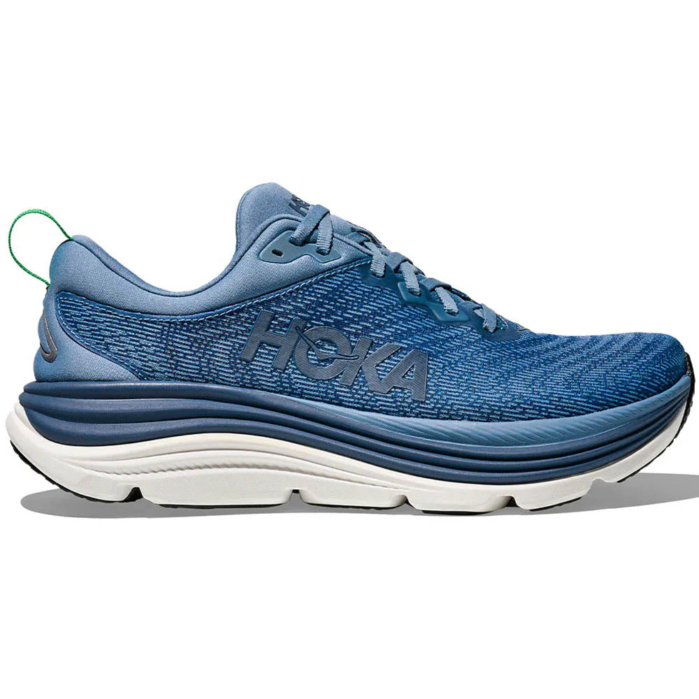Men's Hoka Gaviota 5, Downpour/Thunder Cloud, 14 D Medium