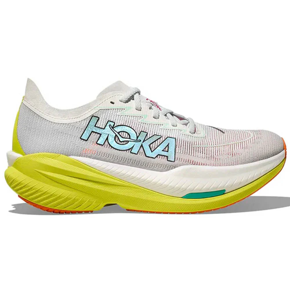 Men's Hoka Mach X 2, Frost/Citrus, 10.5 D Medium