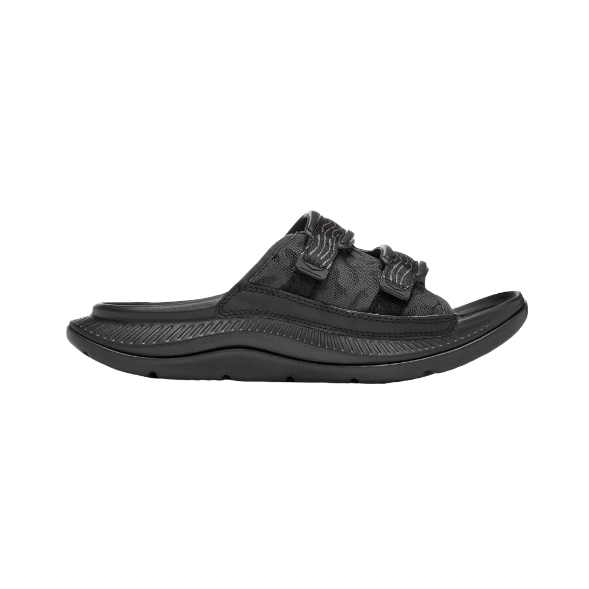 Men's Hoka Ora Luxe, Black, 9 D Medium