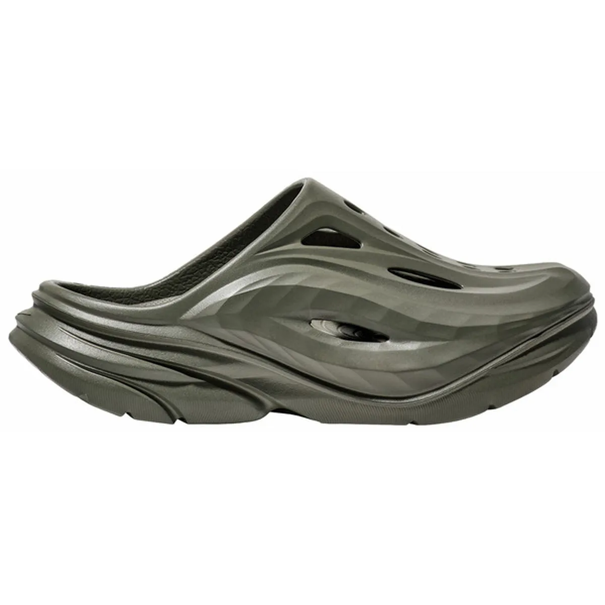 Men's Hoka Ora Recovery Mule, Slate/Slate, 13 D Medium