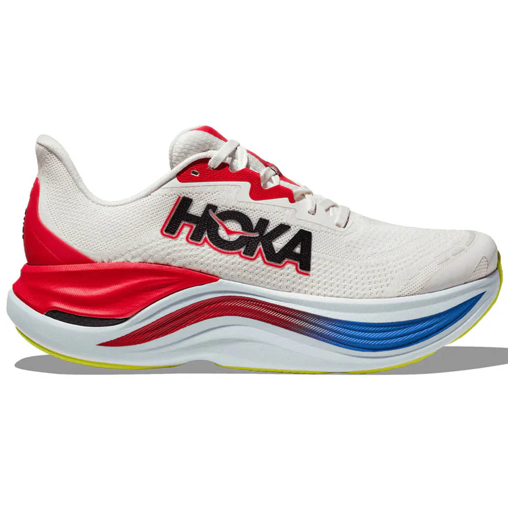 Men's Hoka Skyward X, Blanc De Blanc/Virtual Blue, 10 D Medium