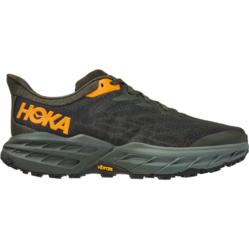 Men's Hoka Speedgoat 5, Duffel Bag/Thyme, 8.5 D Medium