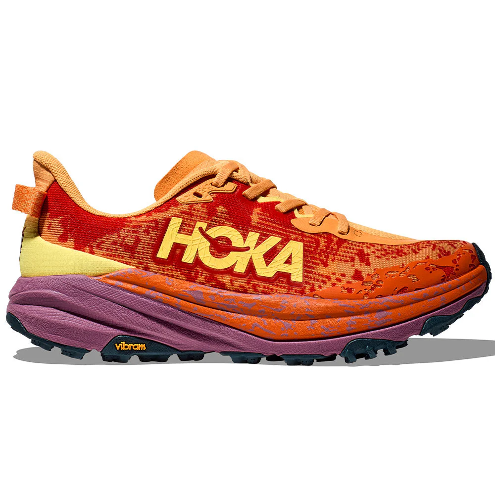 Men's Hoka Speedgoat 6, Sherbet/Beet Root, 8.5 D Medium
