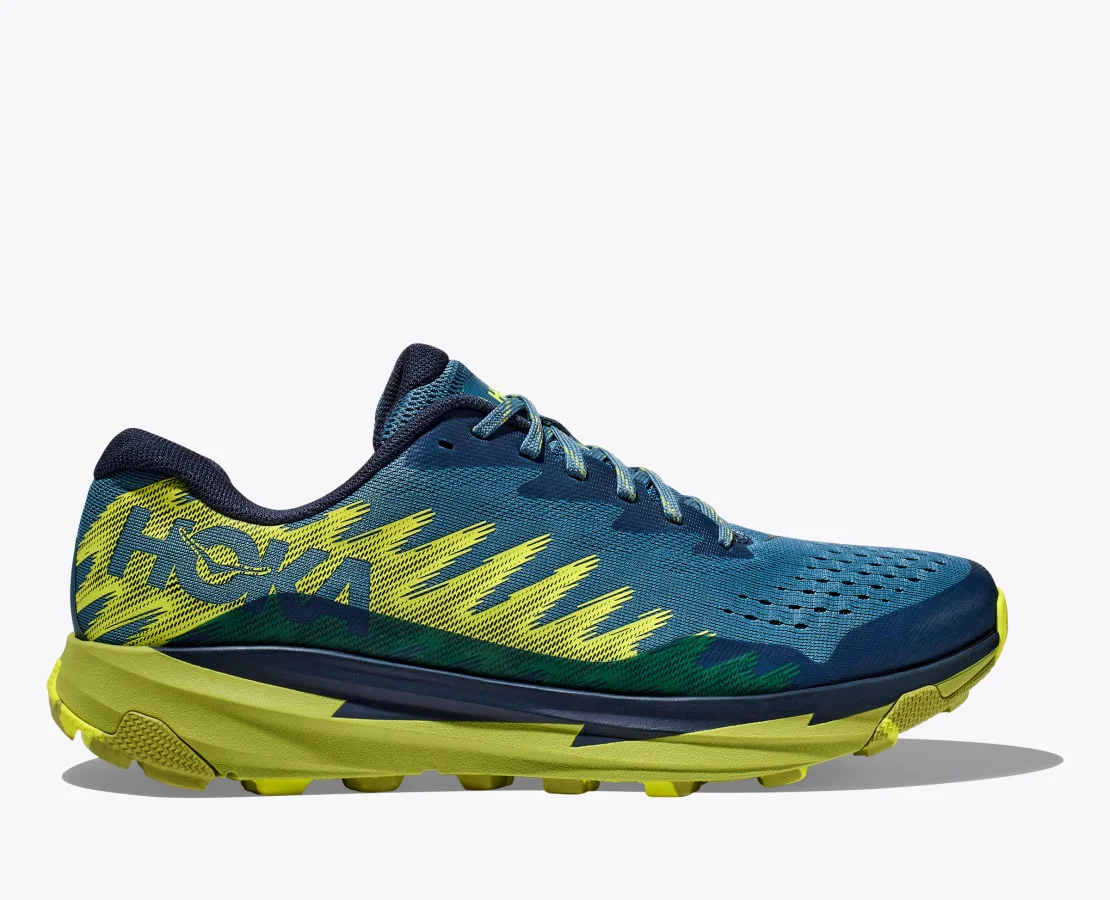 Men's Hoka Torrent 3, Bluesteel/Dark Citron, 12.5 D Medium