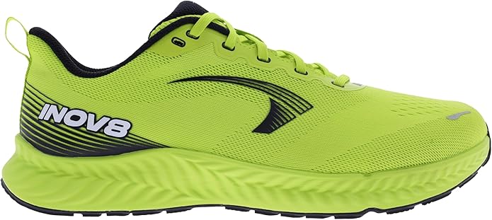 Men's Inov8 RoadFly, Lime/Black/White, 12 D Medium