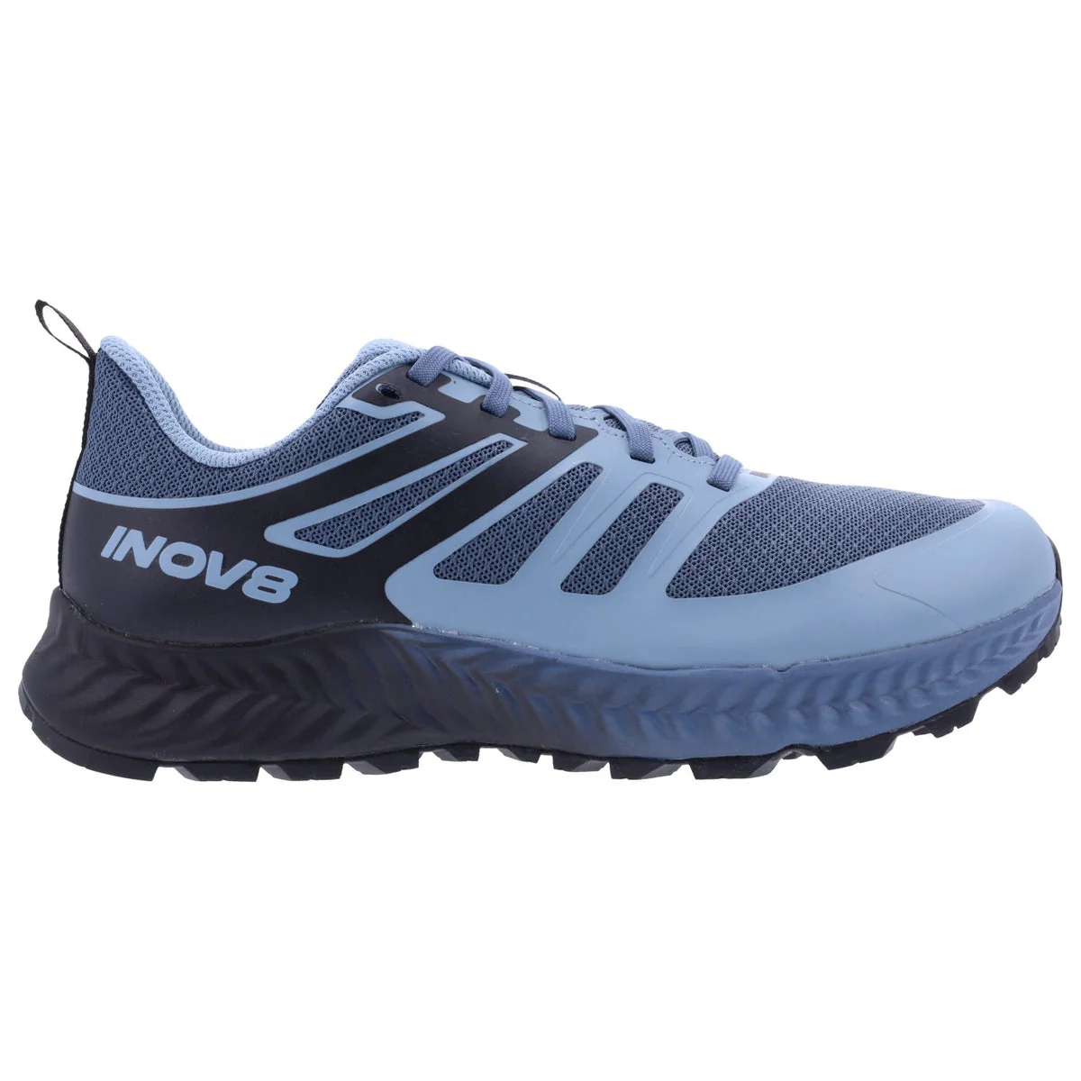 Men's Inov8 TrailFly, Blue Grey/Black Slate, 7.5 2E Wide
