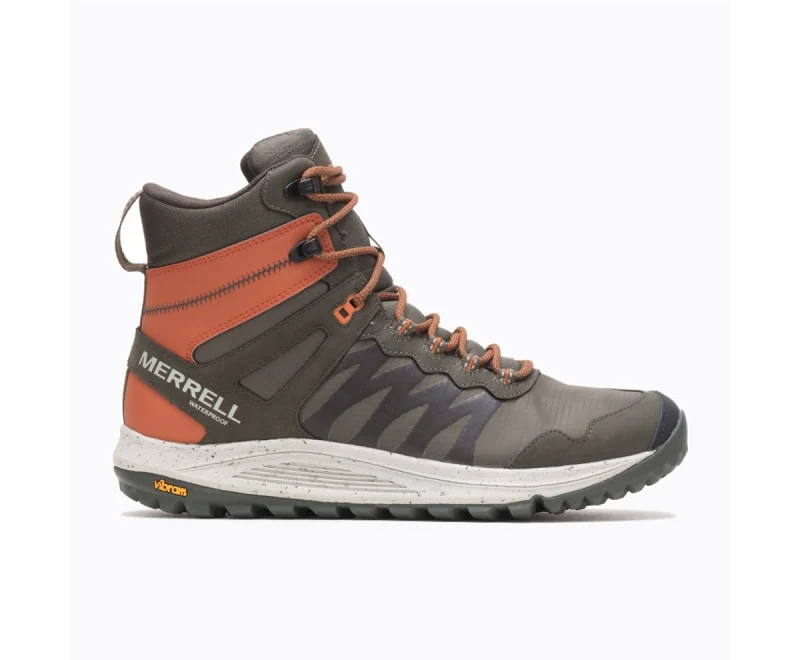 Men's Merrell Nova Sneaker Boot WP, Olive, 9 D Medium
