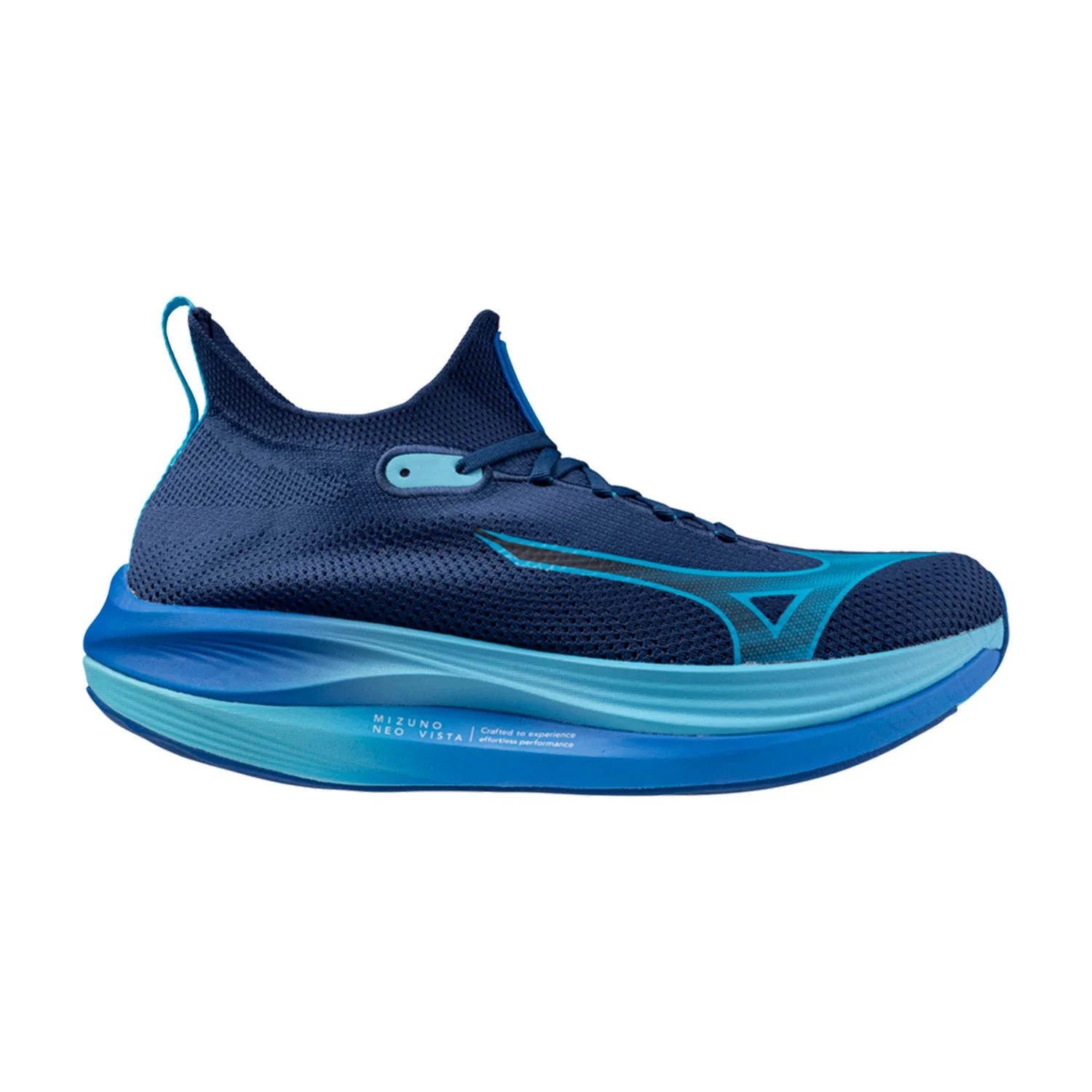Men's Mizuno Neo Vista, Estate Blue/River Blue, 10 D Medium