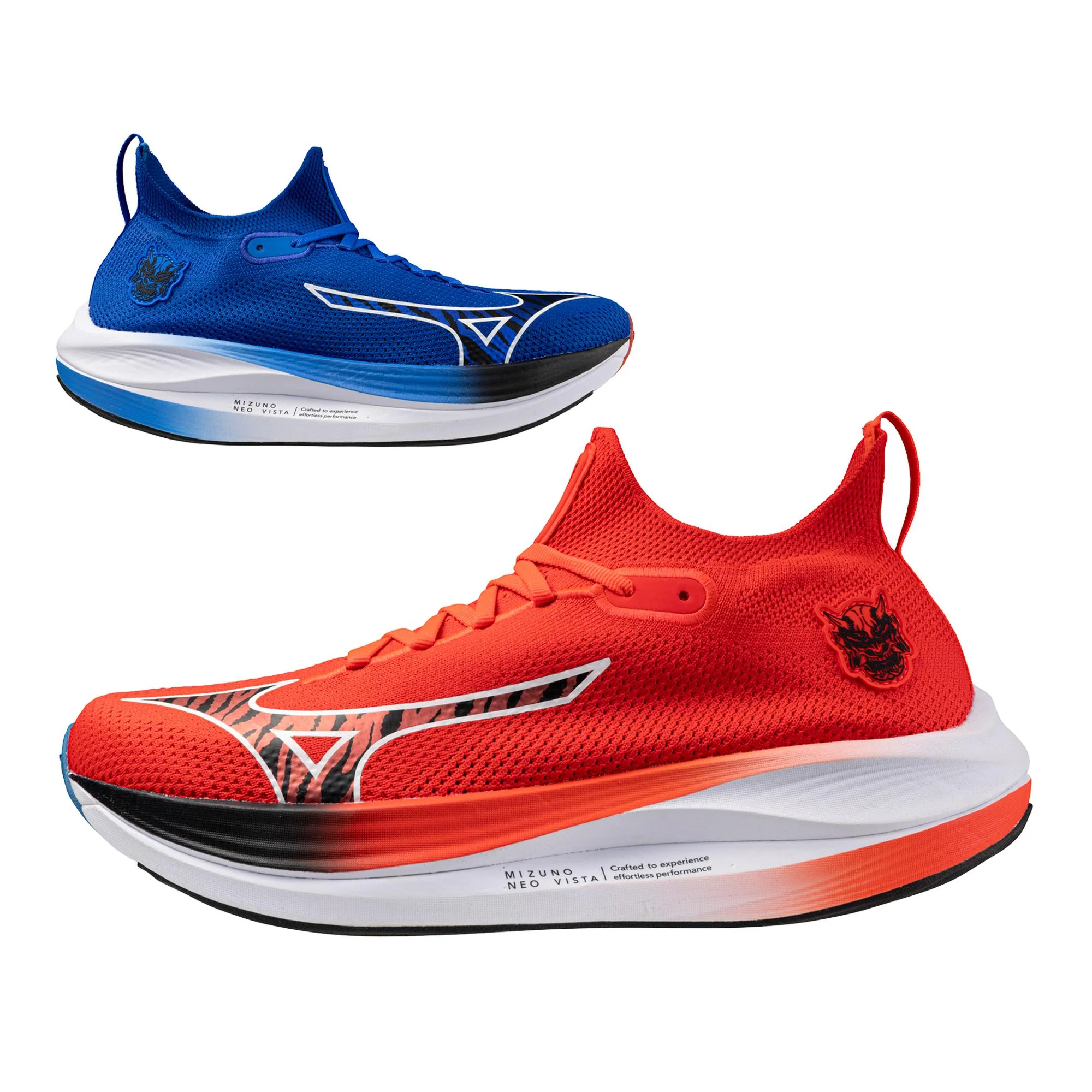 Men's Mizuno Neo Vista, Ignition Red/White, 10 D Medium