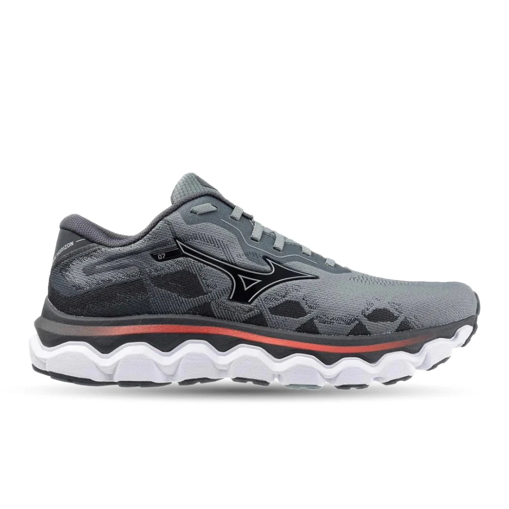 Men's Mizuno Wave Horizon 7, Lead/Nickel, 14 D Medium