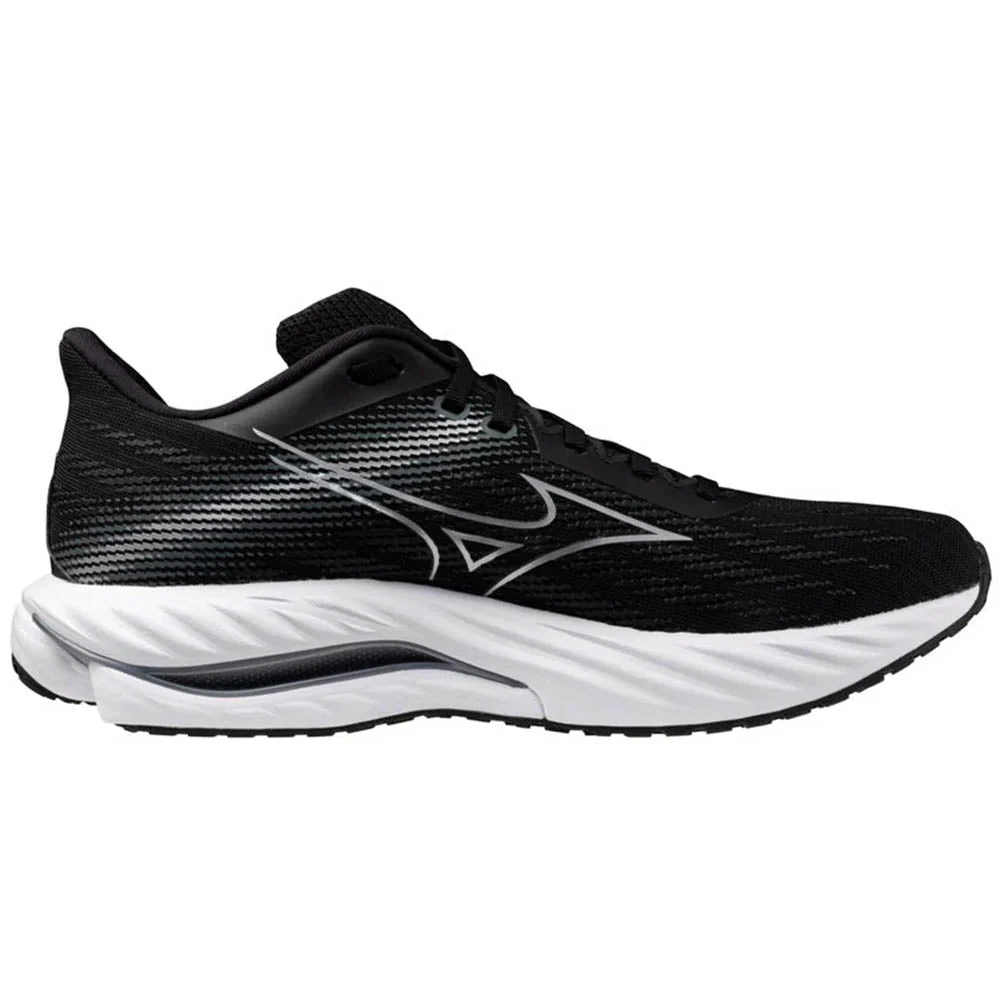 Men's Mizuno Wave Inspire 21, Black/Silver, 10 2E Wide