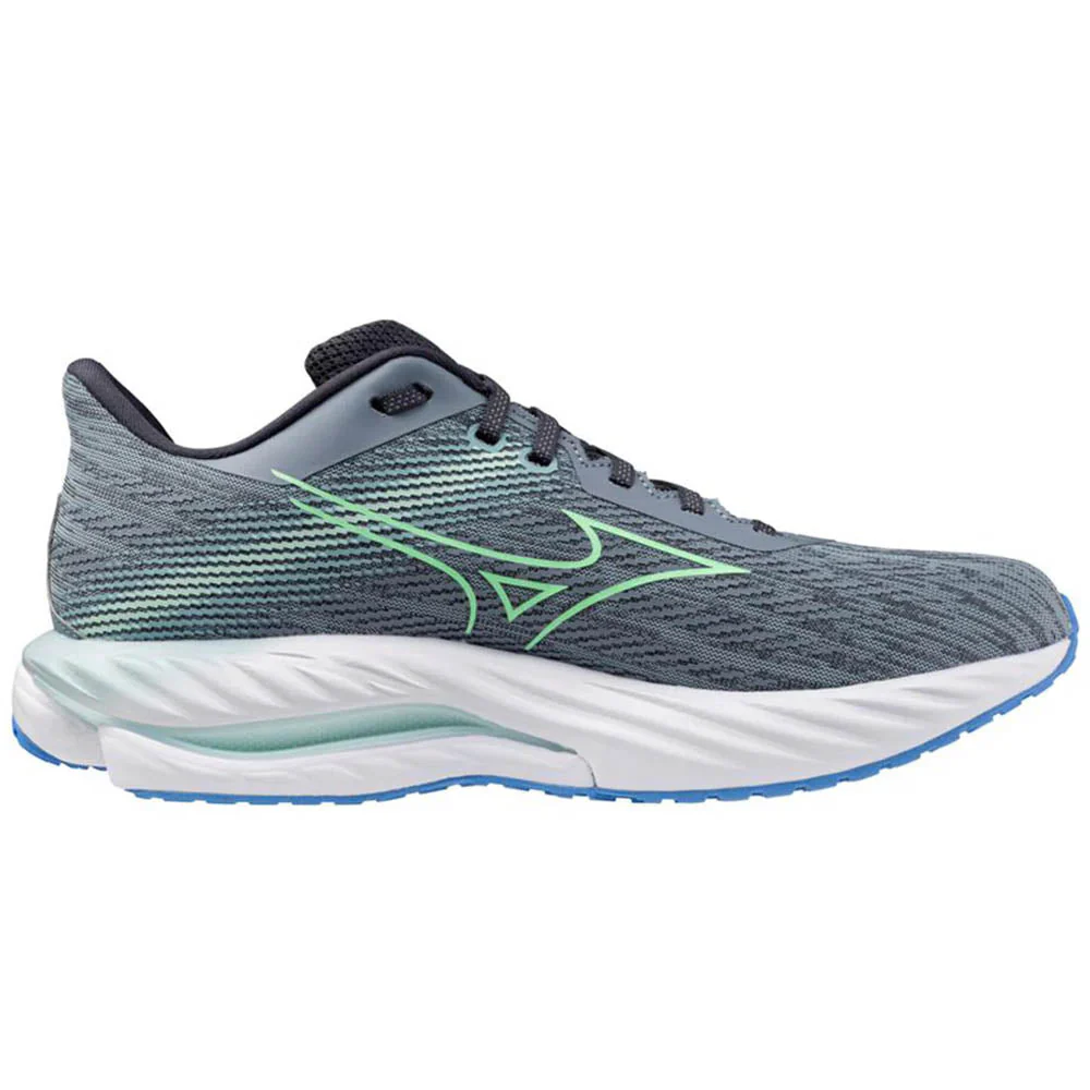 Men's Mizuno Wave Inspire 21, Tradewinds/Neo Mint, 10 2E Wide