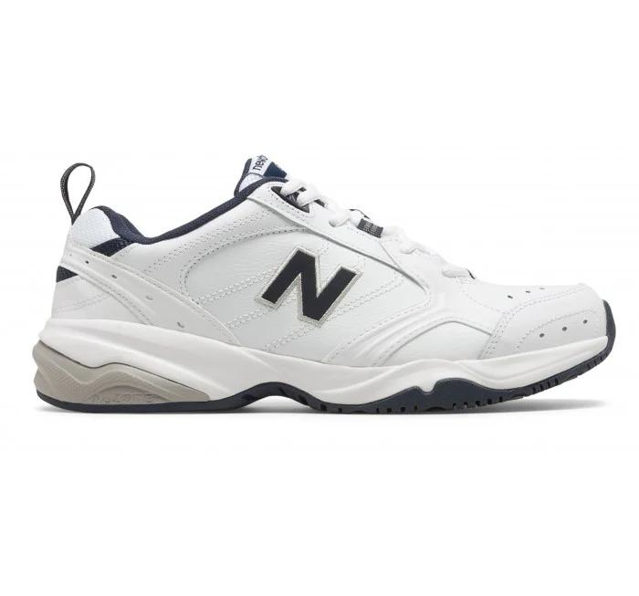 Men's New Balance 624v2, White/Navy, 12.5 4E Extra Wide