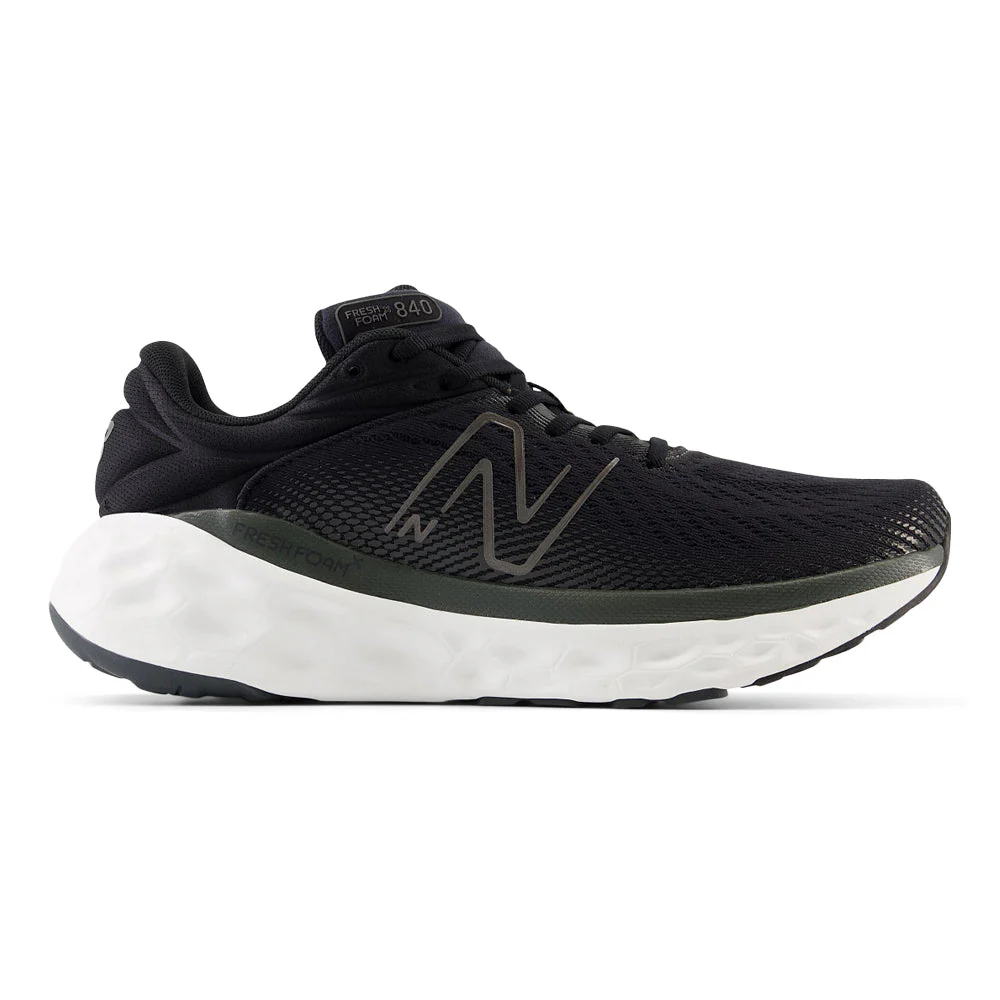 Men's New Balance Fresh Foam X 840v1, Blacktop/Black, 8 2E Wide