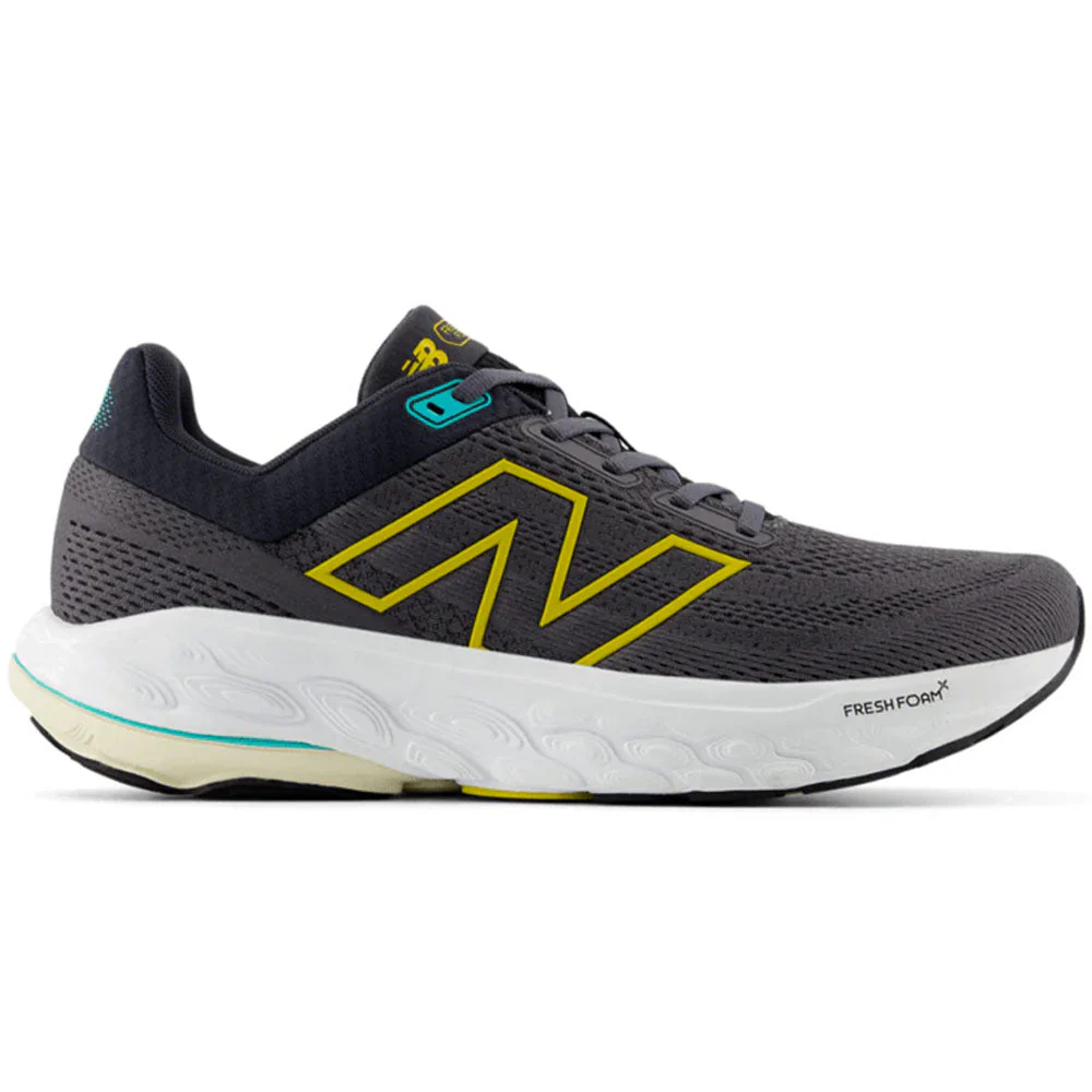 Men's New Balance Fresh Foam X 860v14, Magnet/Ginger Lemon/Cyber Jade, 12.5 D Medium