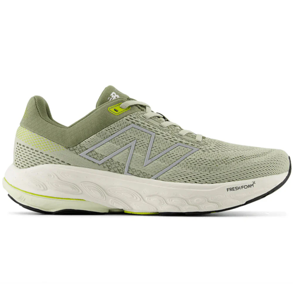 Men's New Balance Fresh Foam X 860v14, Olivine/Silver Metallic/Dark Olivine, 11.5 D Medium