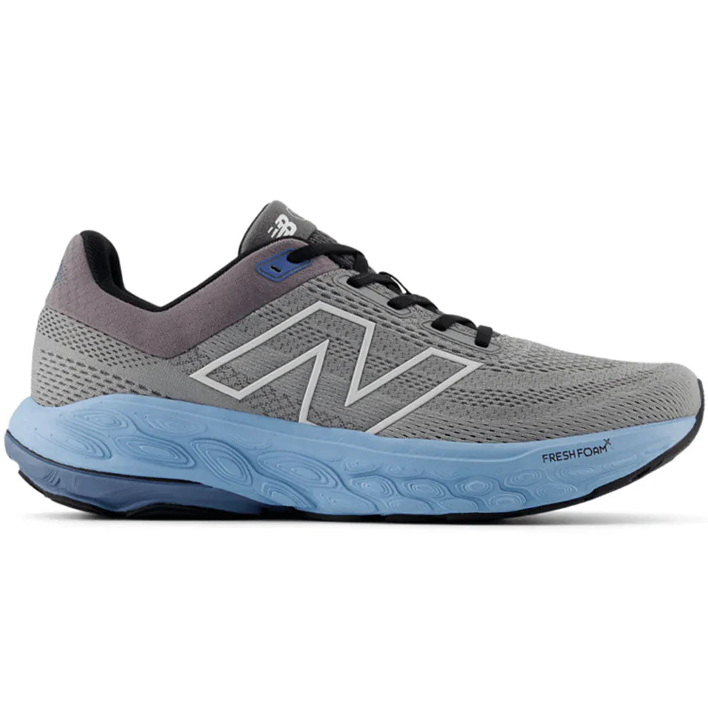 Men's New Balance Fresh Foam X 860v14, Slate Grey/Chrome Blue/Sea Salt, 14 2E Wide