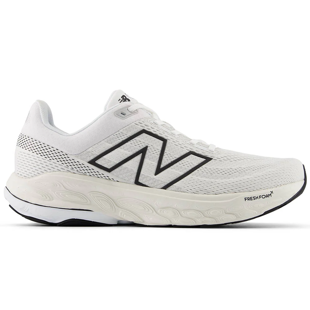 Men's New Balance Fresh Foam X 860v14, White/Black/Sea Salt, 11 D Medium