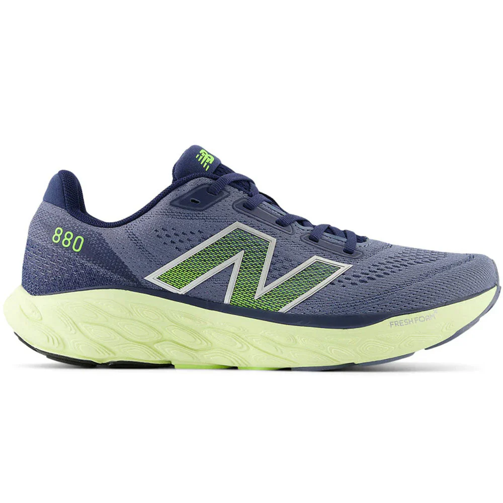 Men's New Balance Fresh Foam X 880v14, Arctic Grey/Limelight, 13 D Medium