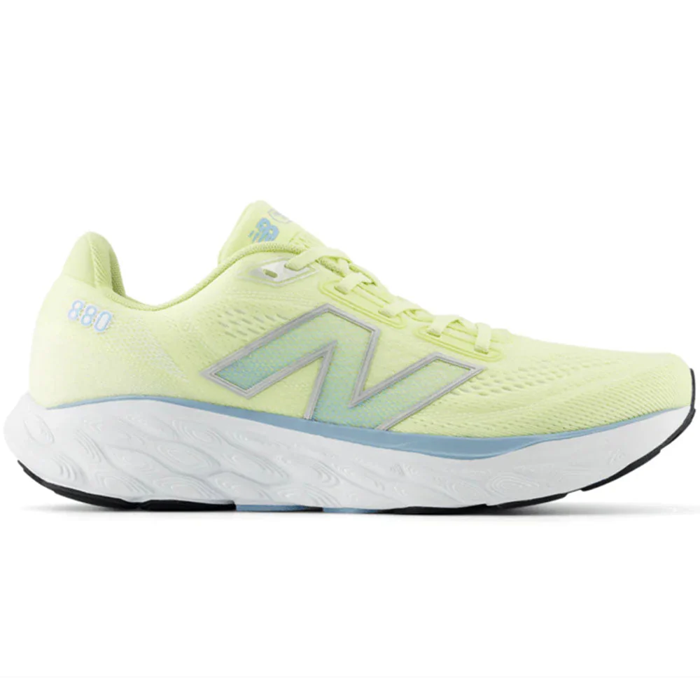 Men's New Balance Fresh Foam X 880v14, Limelight/Silver Metallic/Chrome Blue, 8 D Medium
