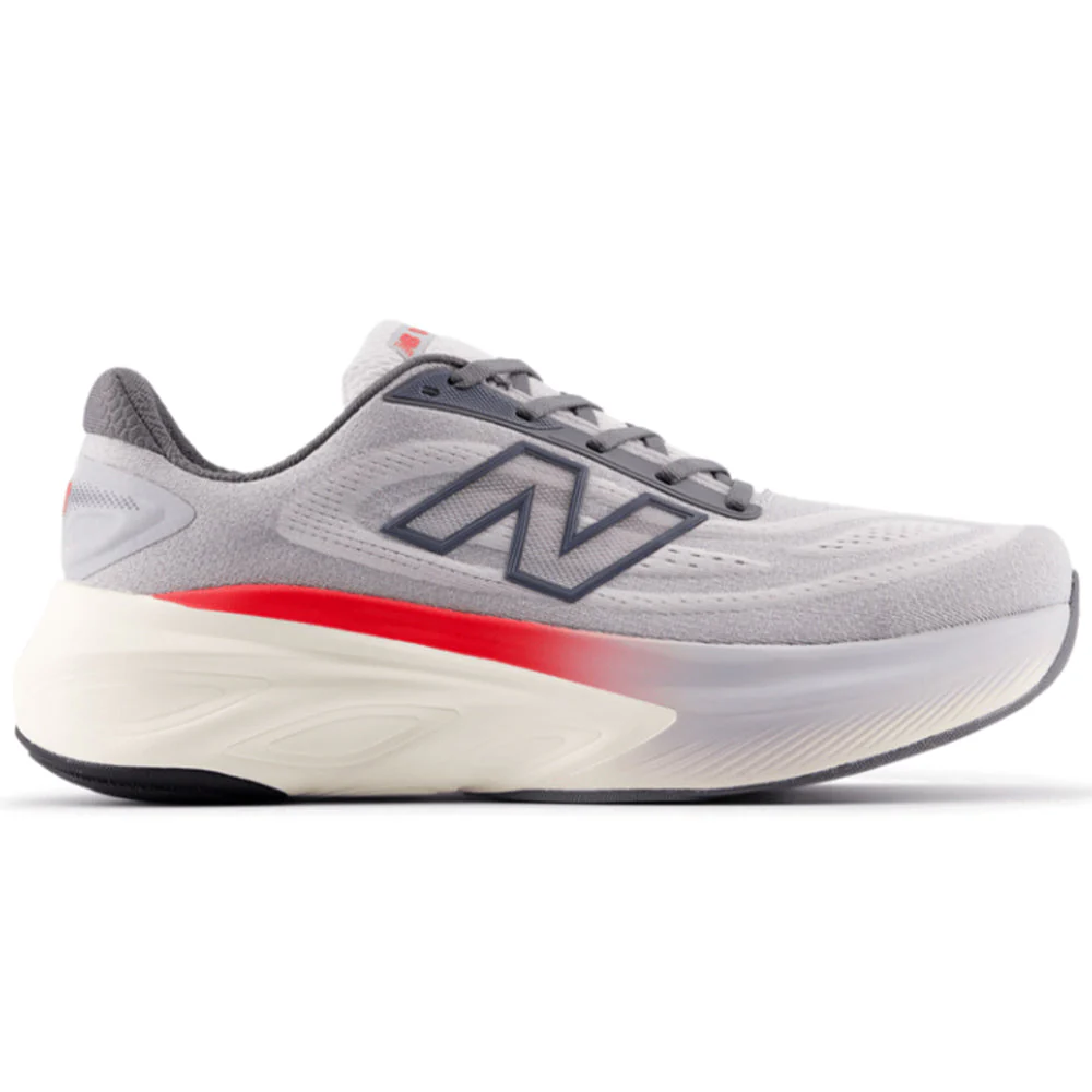Men's New Balance Fresh Foam X More v6, Grey Matter/True Red/Castlerock, 10.5 4E Extra Wide