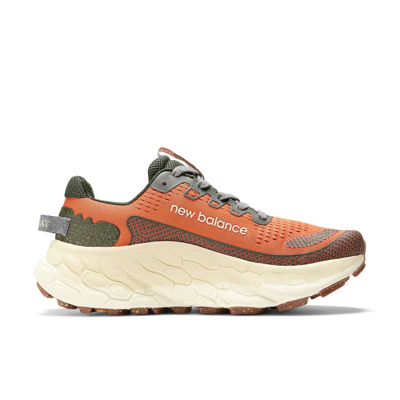 Men's New Balance Fresh Foam X Trail More v3, Cayenne/Kombu, 11 2E Wide