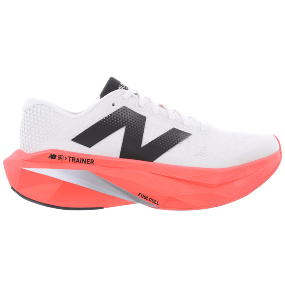 Men's New Balance FuelCell SuperComp Trainer v3, Urgent Red/Sea Salt/Black, 10 2E Wide