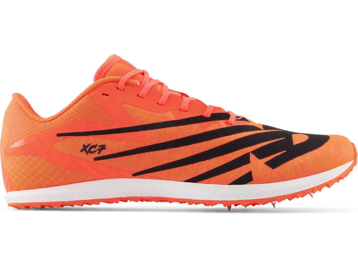 Men's New Balance XC Seven v4, Neon Dragonfly/Poppy, 10.5 D Medium