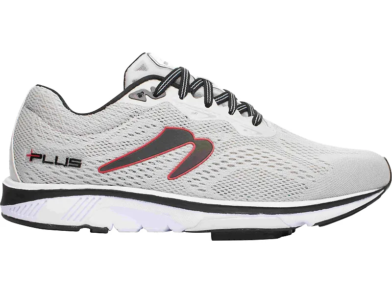Men's Newton Running Gravity+, Grey/Red, 13 D Medium