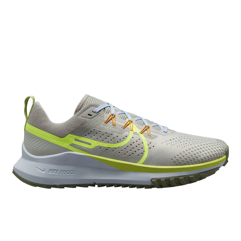 Men's Nike Pegasus Trail 4, Lt Iron Ore/Volt-Cobblestone, 9 D