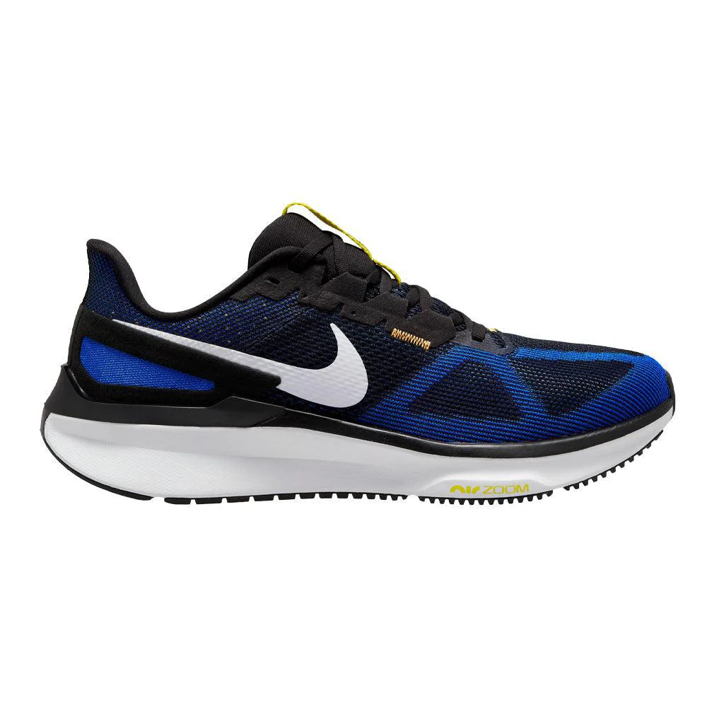 Men's Nike Structure 25, Black/White/Racer Blue/Sundial, 9.5 D Medium
