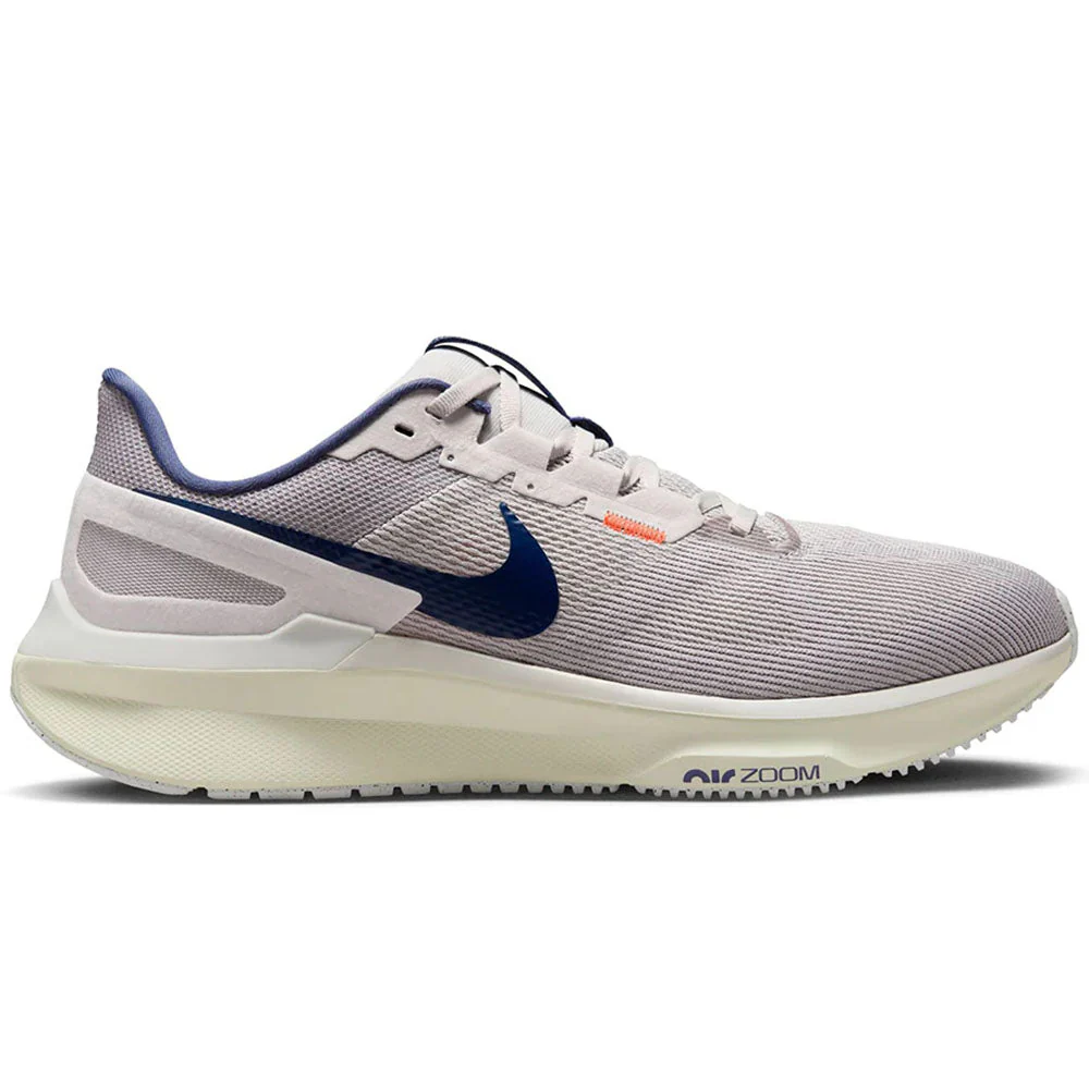 Men's Nike Structure 25, Lt Iron Ore/Thunder Blue/Total Orange, 10 D Medium