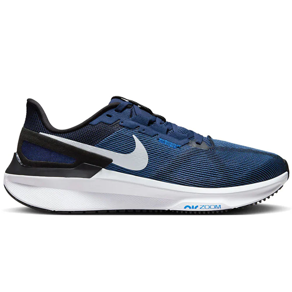 Men's Nike Structure 25, Midnight Navy/Pure Platinum/White/Black, 10 D Medium