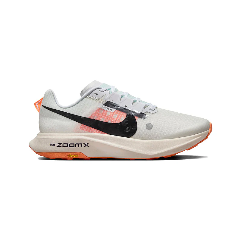 Men's Nike Ultrafly Trail, White/Black-Total Orange, 7.5 D Medium