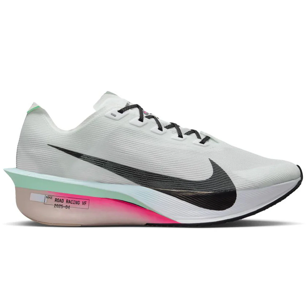Men's Nike ZoomX Vaporfly Next% 4, White/Black/Hyper Pink/Mint Foam, 9.5 D Medium