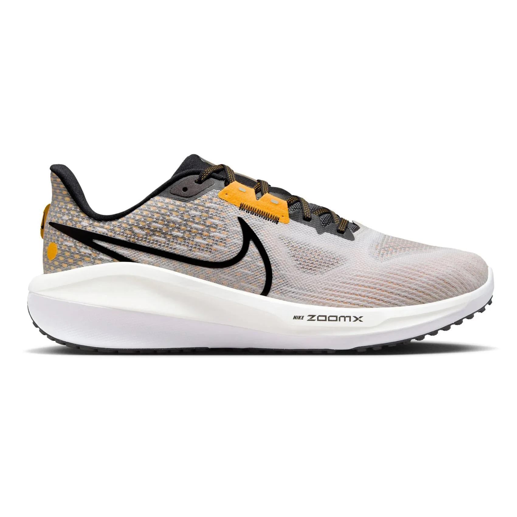 Men's Nike Vomero 17, White/Black-Laser Orange, 11.5 D Medium