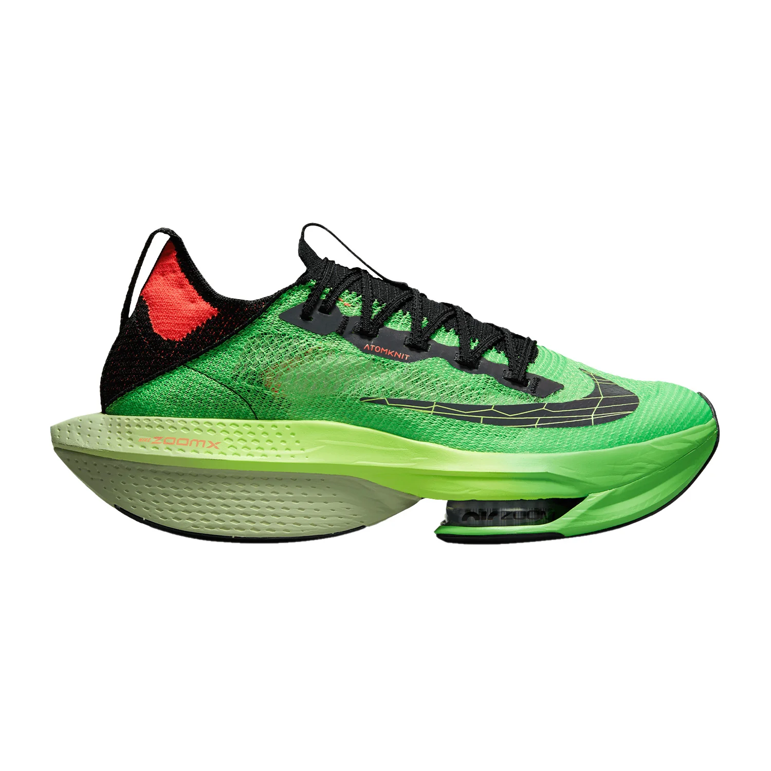 Men's Nike ZoomX Alphafly Next% 2, Scream Green/Black, 11.5 D Medium