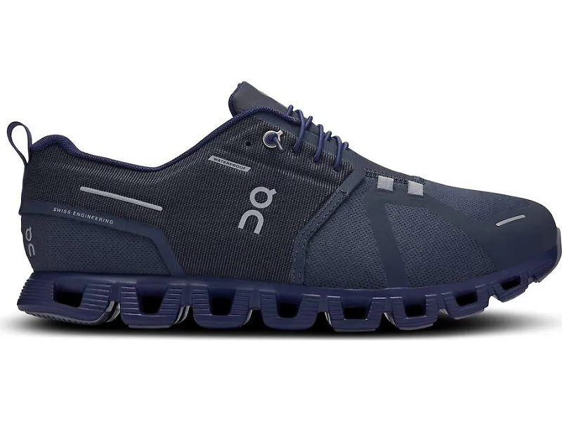 Men's On Cloud 5 Waterproof, Navy/Ink, 10 D Medium