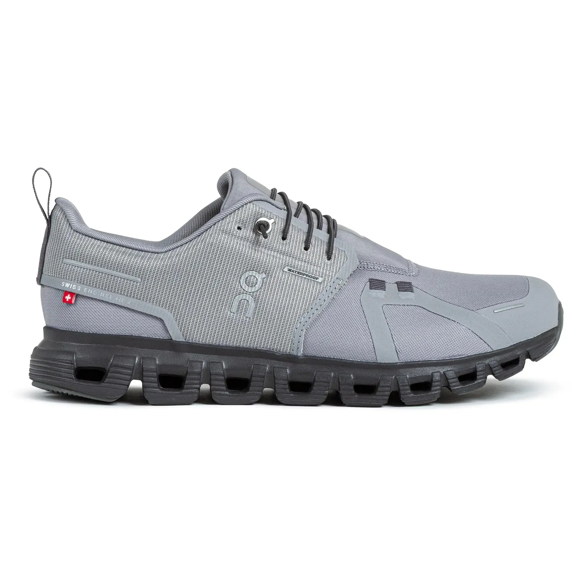 Men's On Cloud 6 Waterproof, Alloy/Wolf, 12 D Medium