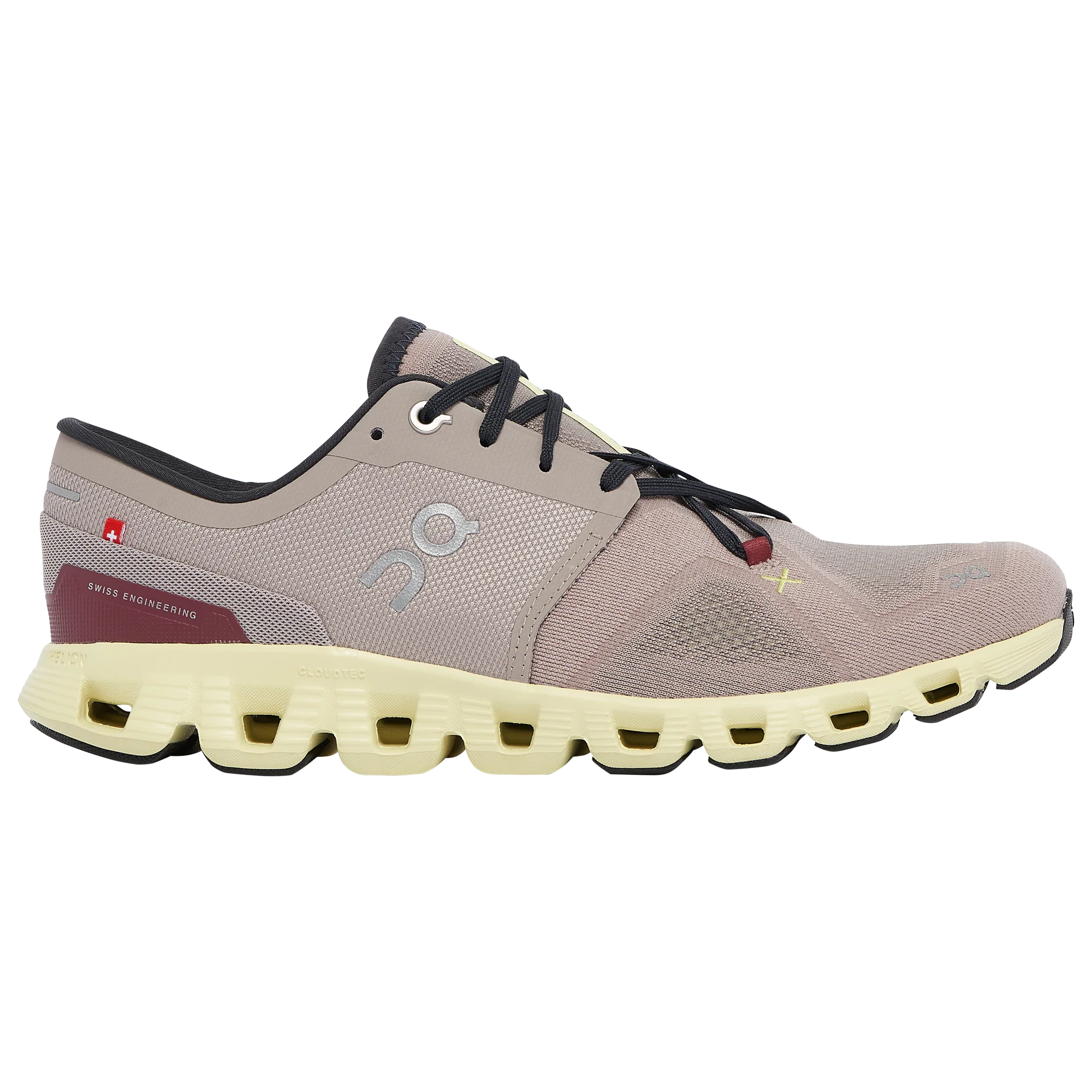 Men's On Cloud X 3, Fog/Hay, 8 D Medium