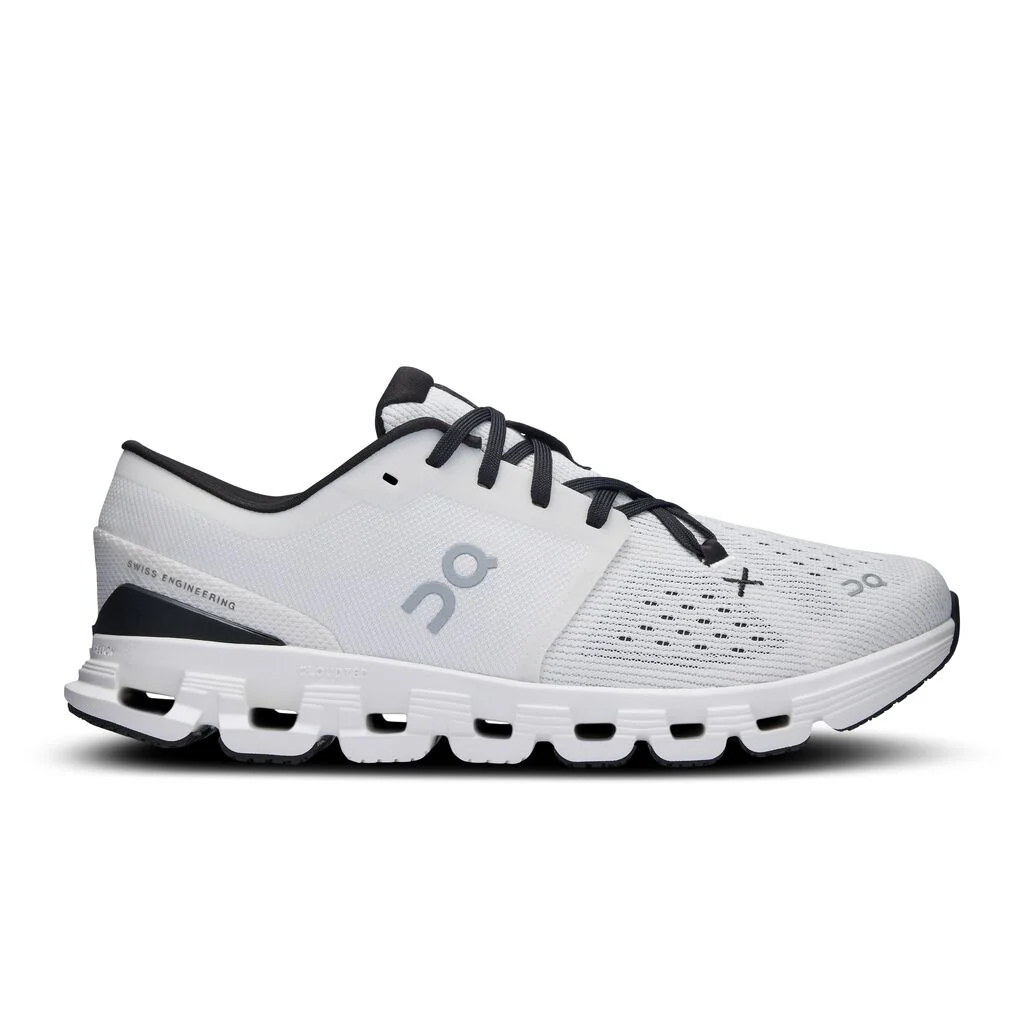 Men's On Cloud X 4, Ivory/Black, 9.5 D Medium