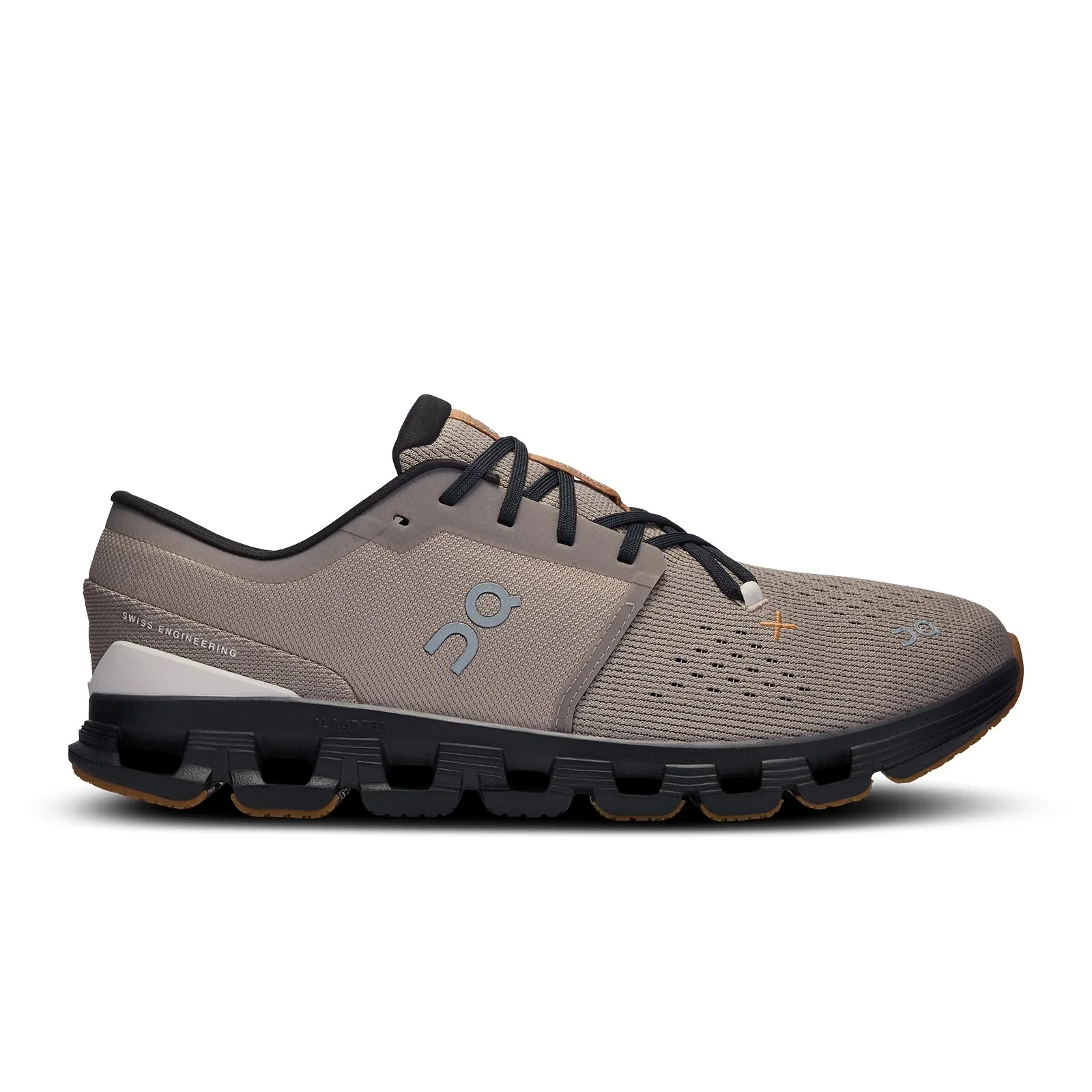 Men's On Cloud X 4, Fog/Black, 11 D Medium