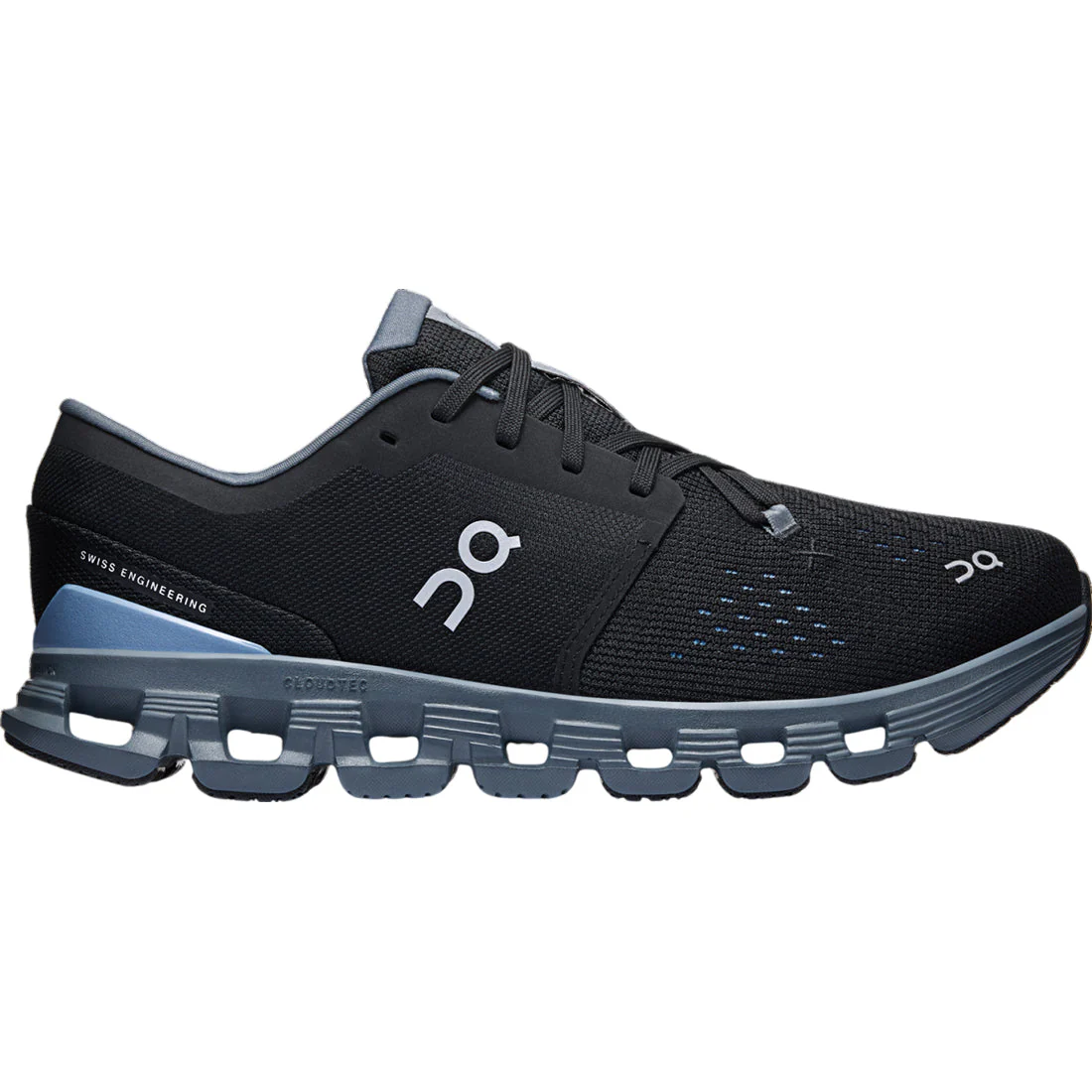 Men's On Cloud X 4, Black/Chambray, 11.5 D Medium