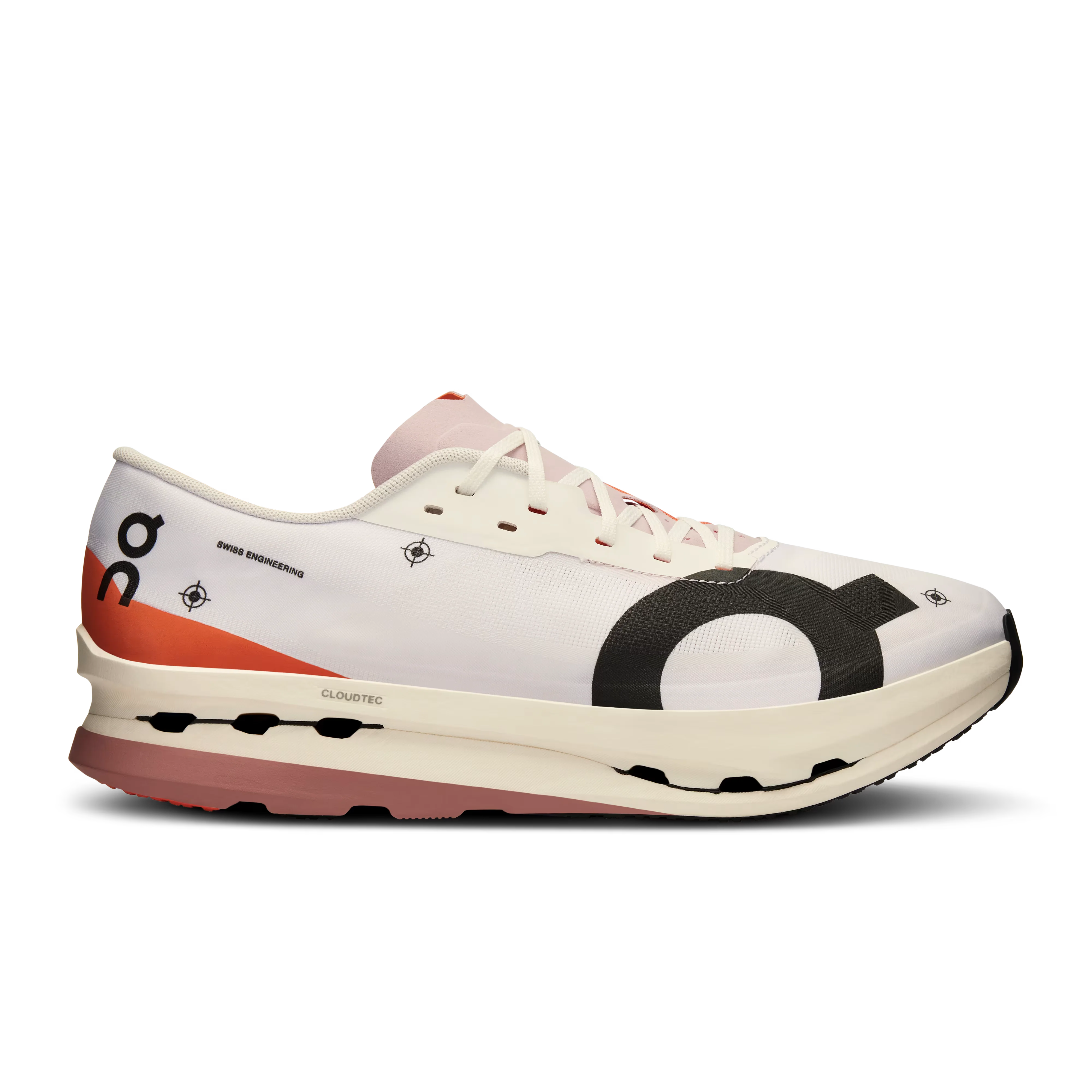Men's On Cloudboom Echo 3, White/Flame, 8 D Medium