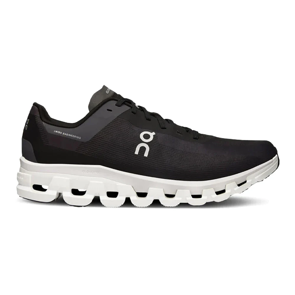 Men's On Cloudflow 4, Black/White, 9 D Medium
