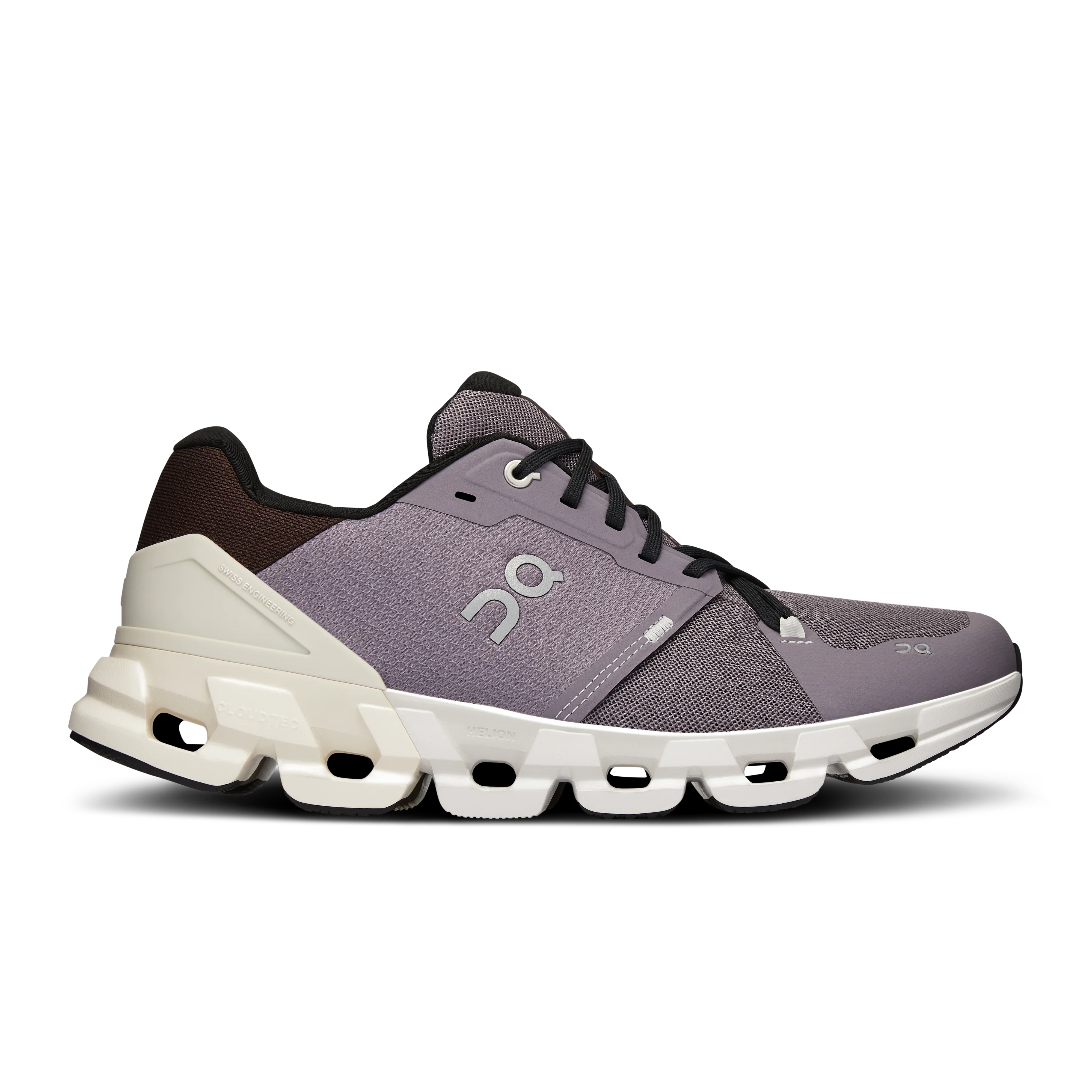 Men's On Cloudflyer 4, Shark/Pearl, 9.5 D Medium