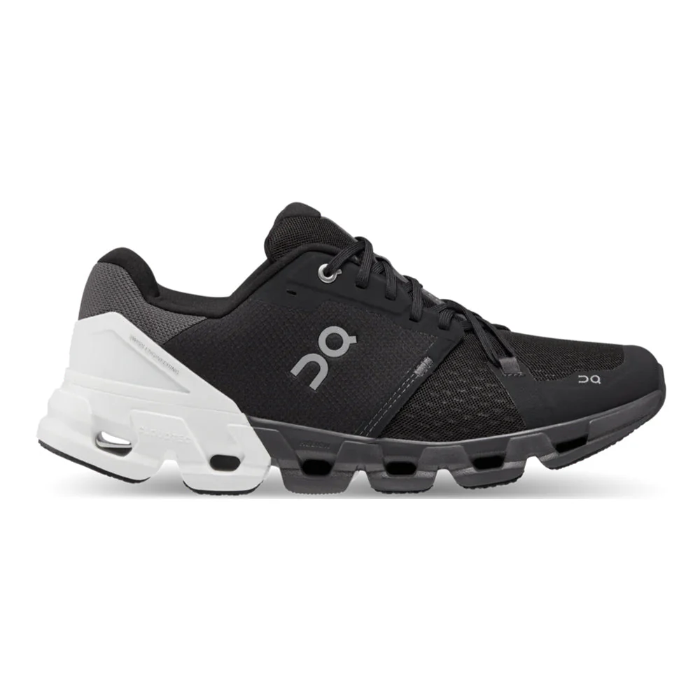 Men's On Cloudflyer 4, Black/White, 9 D Medium
