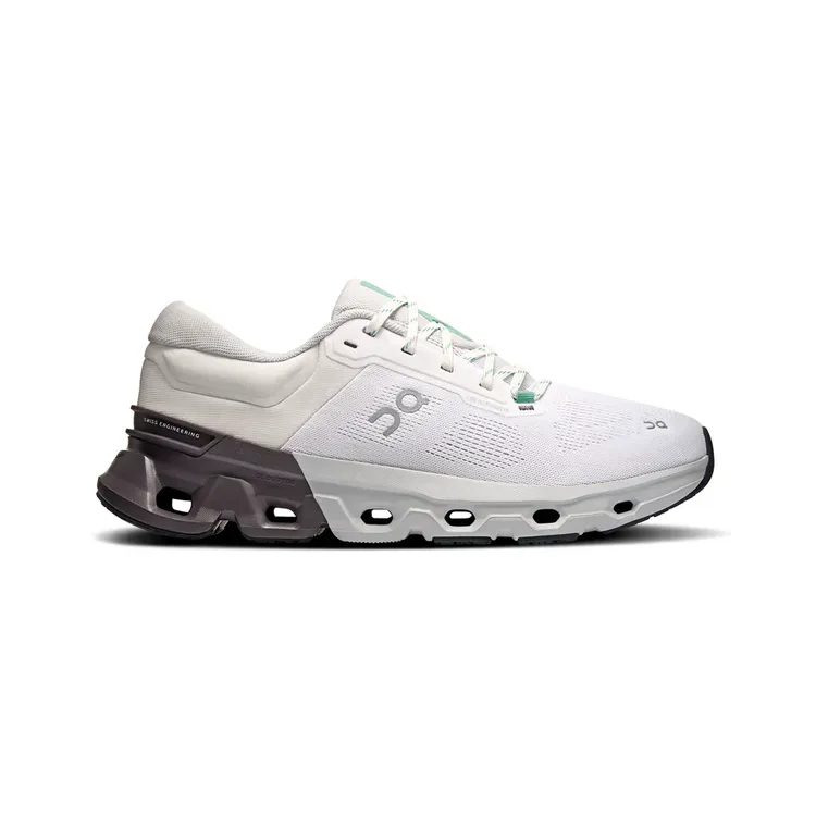 Men's On Cloudflyer 5, White/Pebble, 12 D Medium