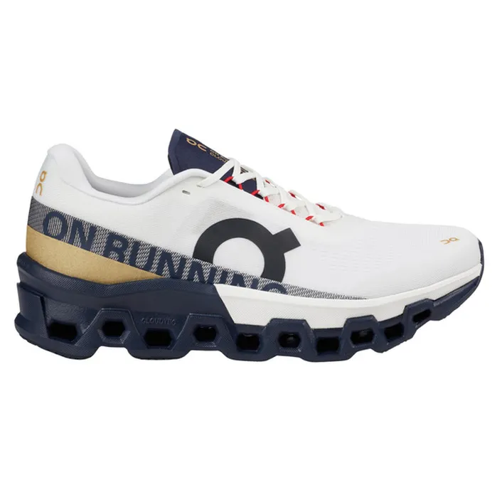 Men's On Cloudmonster 2, White/Midnight, 11.5 D Medium