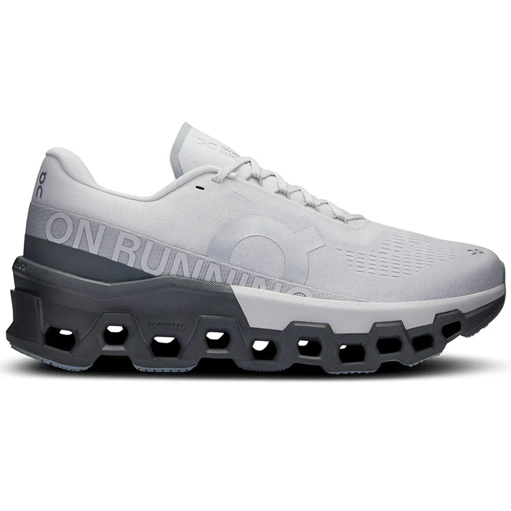 Men's On Cloudmonster 2, Frost/Rock, 8 D Medium